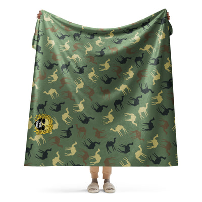 Camelflage Sherpa blanket