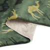 Camelflage Sherpa blanket