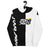 Black & White All Over JoogSquad Hoodie